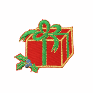 Insignias de regalo de Navidad viviente