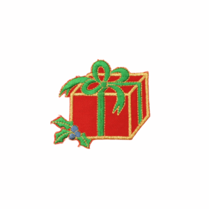 Badges Living Christmas Box fija termoadhesivo