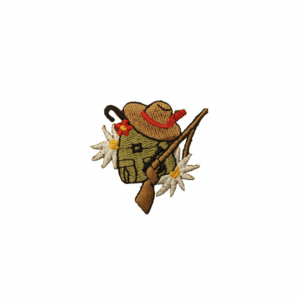 Badges Nature Flower Hat with Austrian flowers