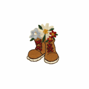 Nature Flower Badges Austrian Flower Boots