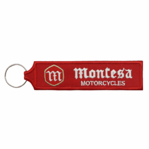 Porta-chaves Bordado Montesa Motorcycles Vermelho