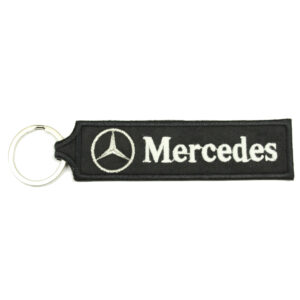 Embroidered Keychain - Mercedes
