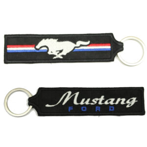 Llavero bordado - Ford Mustang
