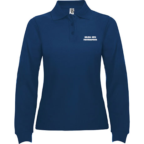 Polo Piquet Personalizado - Senhora - Manga Comprida - Imagen 3