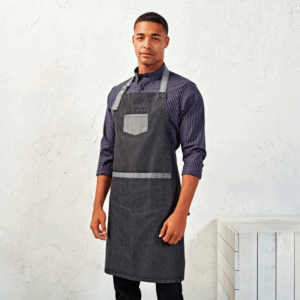 Avental Denim em Contraste "Domain"