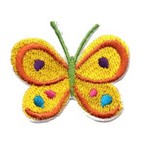 Insignias de mariposas infantiles vivas