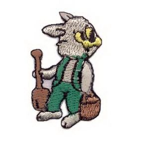 Insignias de conejo Living Child con pala