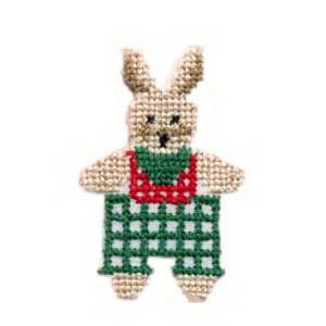 Kreuzstich-Abzeichen „Kaninchen“ von Living Child