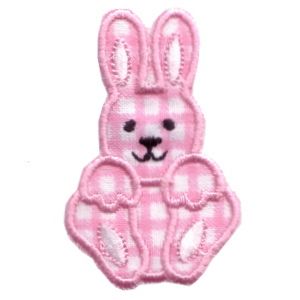 Badges Lapin Rose Enfant Vivant