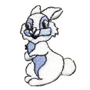 Living Badges Sitzendes Kaninchenkind