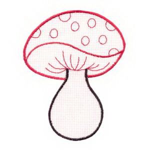 Emblème Nature Fruit Gros Champignon