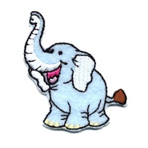 Insignias de elefante niño vivo