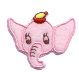Living Badges Niño Elefante Rosa