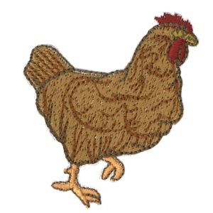 Living Badges Niño Pollo Castaño