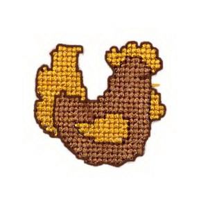 Insignias de pollo de niño vivo