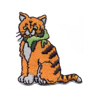 Insignias de gato niño vivo