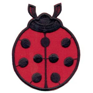 Insignias de mariquita infantil viva