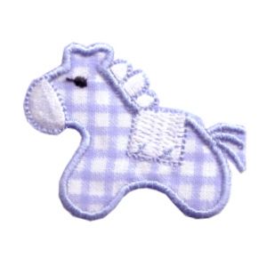 Living Blue Pony Child Badges