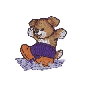 Insignias para correr del niño oso vivo