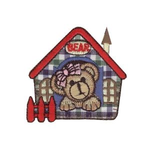 Living Child Bear Window Badges Heat Adhesive