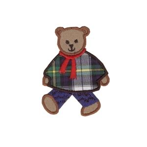 Badges Living Child Oso Bufanda Termo Adhesivo