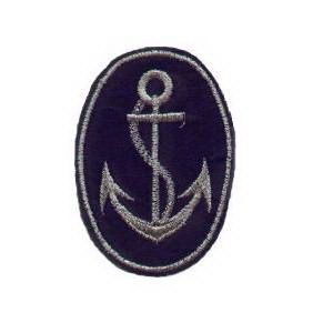 Emblema Institucional Brasão Ancora Prata