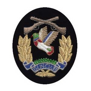 Emblema Bordado Brasão Gun Club - Reino Unido