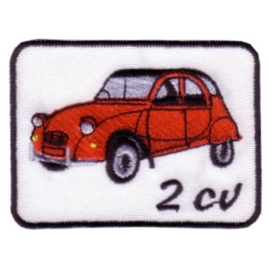 Emblema Otros Coche 2 CV Rojo