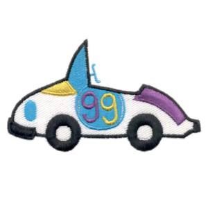 Emblema Living Child Car 99 blanco amarillo violeta