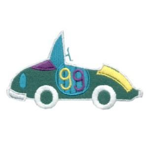 Emblema Living Child Car 99 verde violeta amarillo