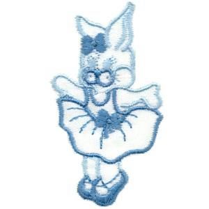 Living Blue Bunny Child Badge