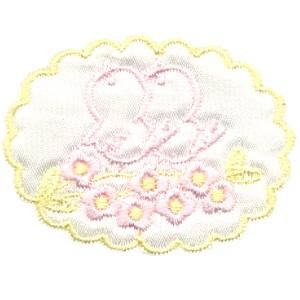 Chapa Niño Viviente Dos Pajaritos Enamorados.