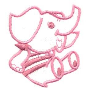 Chapa Living Niño Elefante M Rosa Esc.