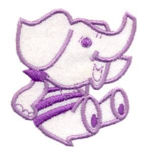 Insignia Living Niño Elefante M Morado Esc.