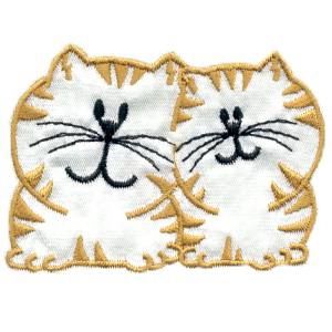 Emblema Living Criança Gatinhos Amarelos
