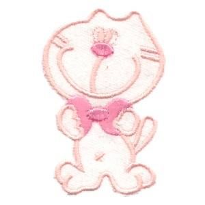 Badge Chat Rose Enfant Vivant