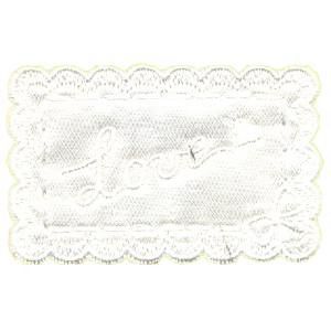 Emblema Living Criança Love Branco