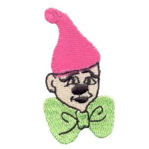 Insigne de clown enfant vivant avec chapeau pointu