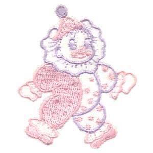 Insignia Viviente Niño Payaso Rosa