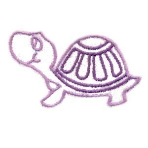 Insignia Viva Niño Tortuga N Morado Esc.