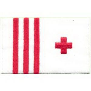 Emblema Institucional Cruz Vermelha Divisa 3 riscas