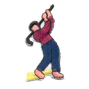 Emblema Desporto Golf Jogador