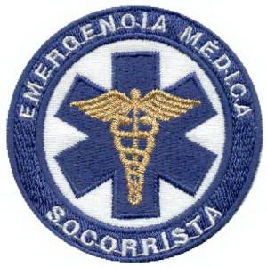 Emblema Institucional Emergência Médica Socorrista
