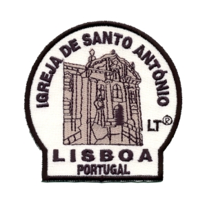 Lokales Emblem Denkmal Lissabon Kirche des Heiligen Antonius