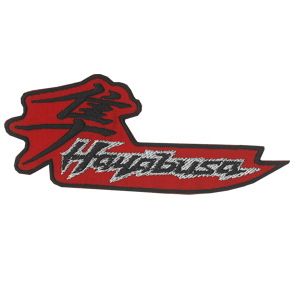 Emblème du modèle Hayabusa Motard Rouge