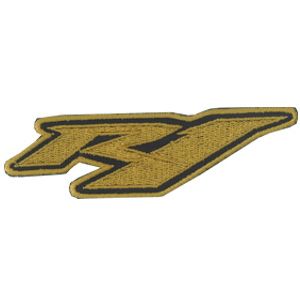 R1 Model Biker Badge Large Gold
