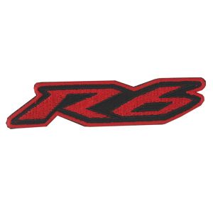 Grand badge R6 modèle Motard noir