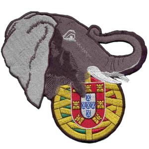 Emblème du Portugal, bouclier d'éléphant