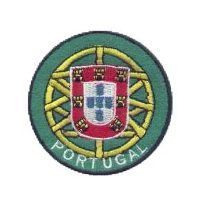 Emblema Portugal Esfera Quinas Verde