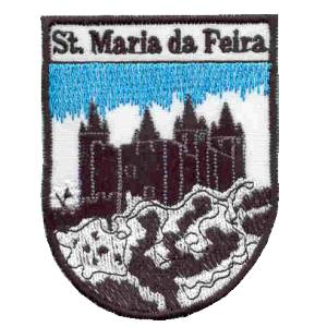Emblem of the Stª Mª Feira Region in Black